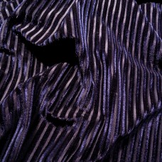 Ткань Бархат полоса (синий)